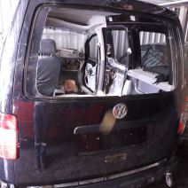 VW CADDY BAGAJ KAPAĞI SİYAH RENK